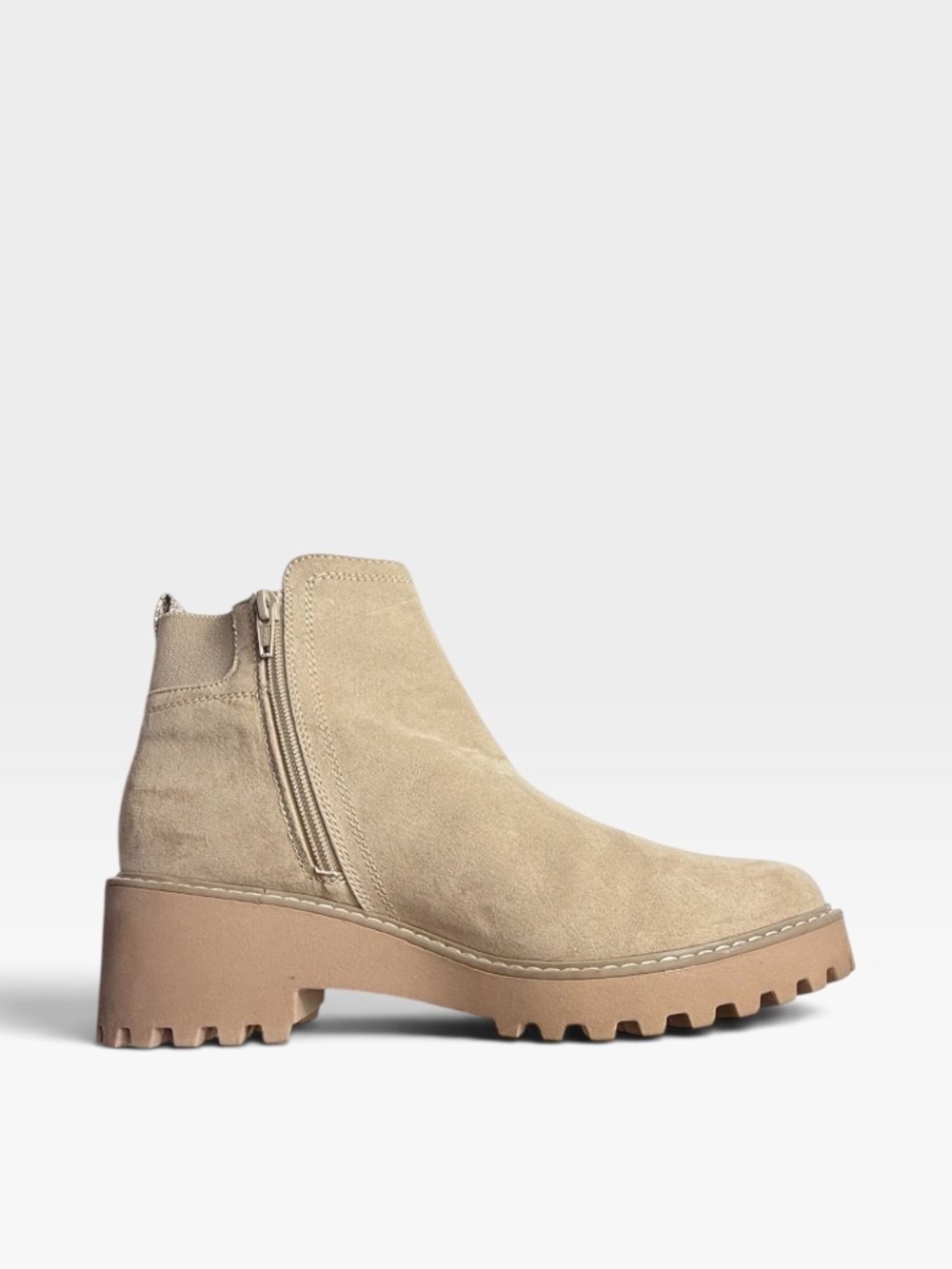 Unviversal Thread Taci Ankle Boots Women's Size 11 Tan Fall Heeled Boot